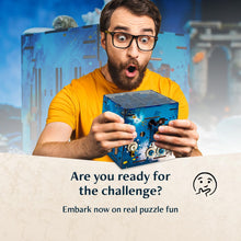 Load image into Gallery viewer, INSCAPE Atlantis Treasure Escape Room Puzzle Box | 3D Wooden Brain Teaser