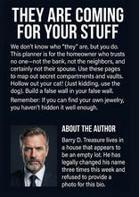 Load image into Gallery viewer, Not-Books: Dr. Obvious and Mr. Hide By Barry D. Treasure - Creative Concealment for Valuables | Funny Paranoid Homeowner & Prepper Gift