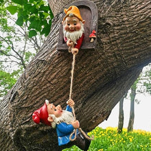 Load image into Gallery viewer, Ahbuohe Climbing Tree Gnome Outdoor Decor