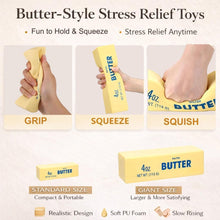 Load image into Gallery viewer, Giant Butter Stick Slow Rising Squishy | Jumbo Squeeze Stress Relief Toy