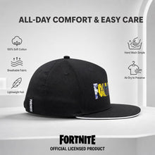 Load image into Gallery viewer, Boys' Fortnite Flat Brim Baseball Cap | Adjustable Gamer Hat Accessory