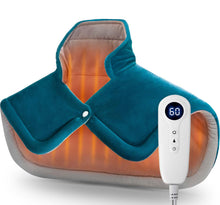 Load image into Gallery viewer, Weighted Neck & Shoulder Heating Pad – 6 Heat Settings