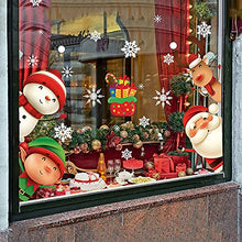 Load image into Gallery viewer, Christmas Window Clings – 82-Piece Double-Sided Holiday Decals