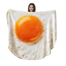 Load image into Gallery viewer, Giant Fried Egg Blanket - Gifteee Unique & Unusual gifts, Cool gift ideas
