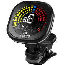 Load image into Gallery viewer, LEKATO Rechargeable Clip-On Guitar Tuner