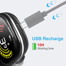 Load image into Gallery viewer, LEKATO Rechargeable Clip-On Guitar Tuner