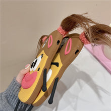 Load image into Gallery viewer, Cute 3D Kawaii Girl Phone Case with Keychain for iPhone 15 Pro Max