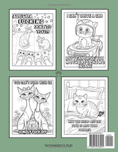 Load image into Gallery viewer, Swearing Cats Adult Coloring Book