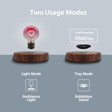 Load image into Gallery viewer, Magnetic Levitating Heart Bulb Lamp with Tray