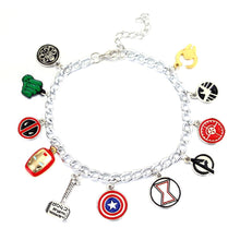 Load image into Gallery viewer, Marvel Super Heroes Charm Bracelet - Gifteee Unique & Unusual gifts, Cool gift ideas