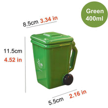 Load image into Gallery viewer, Curbside Trash Can Ceramic Mug with Lid (14 oz)