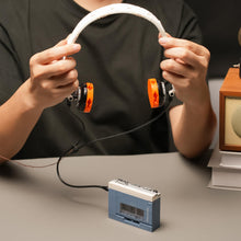 Load image into Gallery viewer, 1970s Retro Cassette Player & Headphones Building Block Set