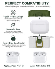 Load image into Gallery viewer, Tackle-Box Style Case for AirPods Pro 1 & 2 – Magnetic Base