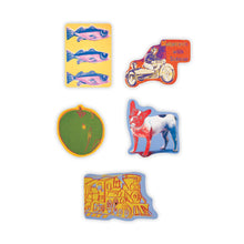 Load image into Gallery viewer, Mudpuppy Andy Warhol Wooden Magnetic Shapes