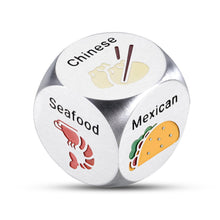 Load image into Gallery viewer, Food Decision Dice - Fun Gift for Couples and Parties