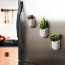 Load image into Gallery viewer, Magnetic Concrete Planters Set