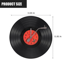 Load image into Gallery viewer, Vinyl Record Wall Clock - Gifteee Unique & Unusual gifts, Cool gift ideas