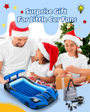 Load image into Gallery viewer, Inflatable Toddler Travel Bed – A Racing Dream