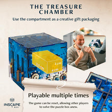 Load image into Gallery viewer, INSCAPE Atlantis Treasure Escape Room Puzzle Box | 3D Wooden Brain Teaser
