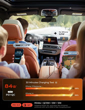 Load image into Gallery viewer, LISEN 84W 4-in-1 Retractable Car Charger & Organizer