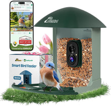 Load image into Gallery viewer, Smart Bird Feeder with HD Camera & Solar Panel | AI Species Recognition