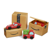 Load image into Gallery viewer, Delivery Van Ride-On Toy – Blue (Ages 2+)