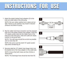 Load image into Gallery viewer, Portable Water Transfer Pump Kit - Gifteee Unique & Unusual gifts, Cool gift ideas