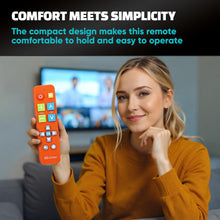 Load image into Gallery viewer, Big Button Universal TV Remote for Seniors – Easy to Use