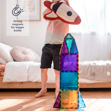 Load image into Gallery viewer, Magnetic Tile Set – Rainbow Mega Pack (212 Pieces)