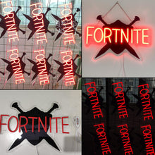 Load image into Gallery viewer, Fortnite Neon Sign Light - Gifteee Unique & Unusual gifts, Cool gift ideas