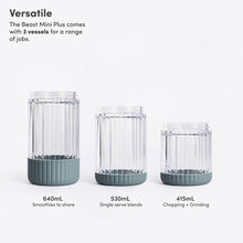 Load image into Gallery viewer, The Beast Mini Blender Plus | Mini Countertop Kitchen Blender