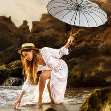 Load image into Gallery viewer, VIVI SKY Pagoda Umbrella – Vintage Charm Meets Functionality
