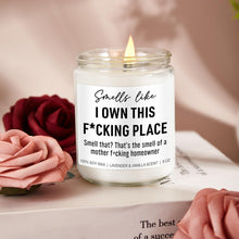 Load image into Gallery viewer, Funny Lavender & Vanilla Scented Soy Candle | 9oz Aromatherapy Gift