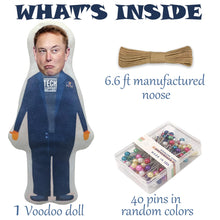 Load image into Gallery viewer, Elon Musk Voodoo Pin Cushion Doll