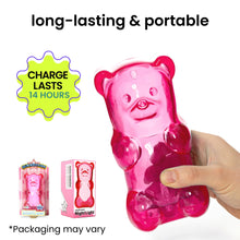 Load image into Gallery viewer, Squeezable Gummy Bear Night Light – Rechargeable (Pink)