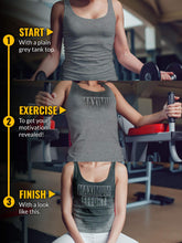 Load image into Gallery viewer, Sweat Activated Women's Motivational Workout Tank - Gifteee Unique & Unusual gifts, Cool gift ideas