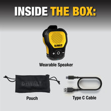 Load image into Gallery viewer, Wearable Clip-On Bluetooth Speaker (Yellow)