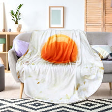 Load image into Gallery viewer, Giant Fried Egg Blanket - Gifteee Unique & Unusual gifts, Cool gift ideas