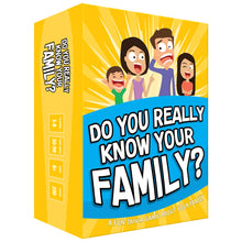 Load image into Gallery viewer, “Do You Really Know Your Family?” Card Game