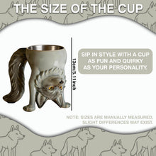 Load image into Gallery viewer, 2-in-1 Gray Wolf Inverted Novelty Mug & Figurine