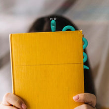 Load image into Gallery viewer, Wally the Bookworm Clip Bookmark