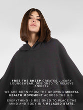 Load image into Gallery viewer, Weighted Anxiety Hoodie – Cozy Faux-Fur Calming Cloak