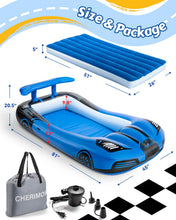 Load image into Gallery viewer, Inflatable Toddler Travel Bed – A Racing Dream