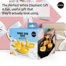 Load image into Gallery viewer, Duck Egg Rings – Cute Silicone Egg Molds (3-Pack)