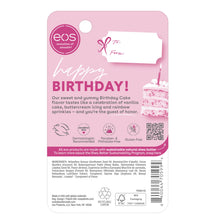 Load image into Gallery viewer, eos Birthday Cake Lip Balm – Shea Butter Sphere Balm