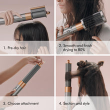 Load image into Gallery viewer, Airwrap-Style Multi-Styler for Long Hair – Nickel/Copper