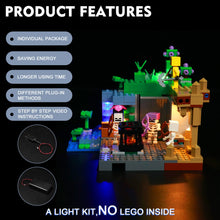 Load image into Gallery viewer, LED Light Kit for Lego Minecraft Dungeon - Gifteee Unique & Unusual gifts, Cool gift ideas