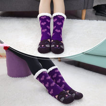 Load image into Gallery viewer, LINEMIN Fuzzy Slipper Socks – Cozy Comfort for Winter