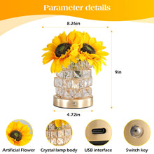 Load image into Gallery viewer, Sunflowers Flower Lamp