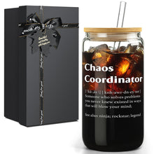 Load image into Gallery viewer, Chaos Coordinator Glass - Gifteee Unique & Unusual gifts, Cool gift ideas